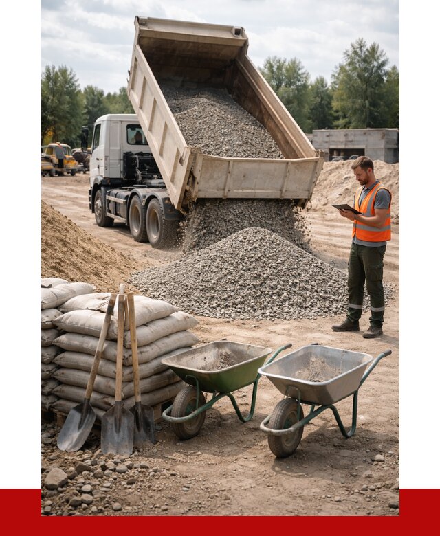 Доставка нерудных материалов в Торжке от 1227 руб. | ПРОНЕРУДТрж