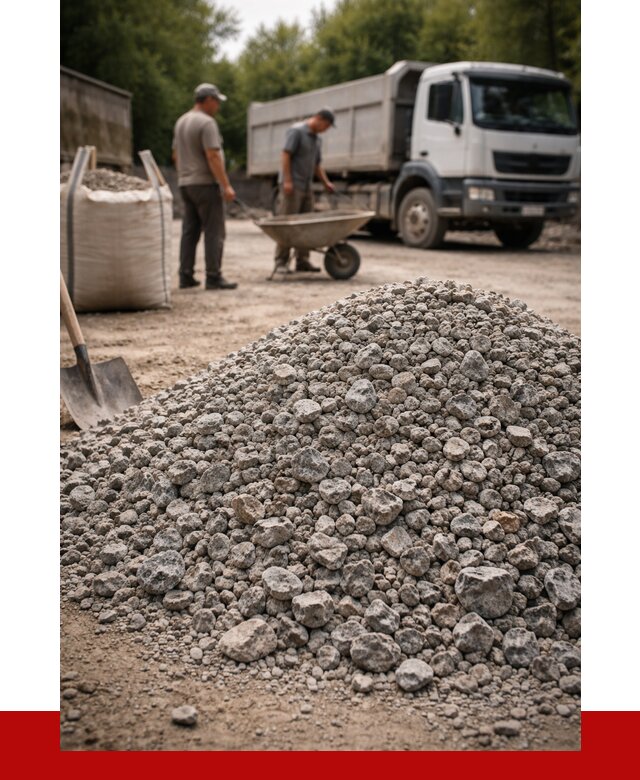 Гранитный щебень фракция 20-40 в Торжке от 3272 руб. ПРОНЕРУДТрж