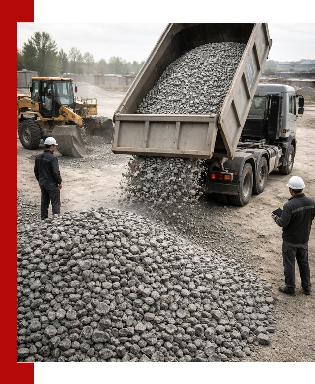 Доставка гранитного щебня фракции 20-40 в Торжке
