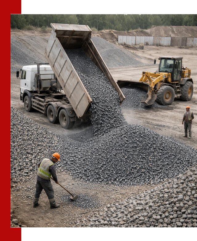 Щебень габбро-диабаз фр. 5-20 с доставкой в Торжке