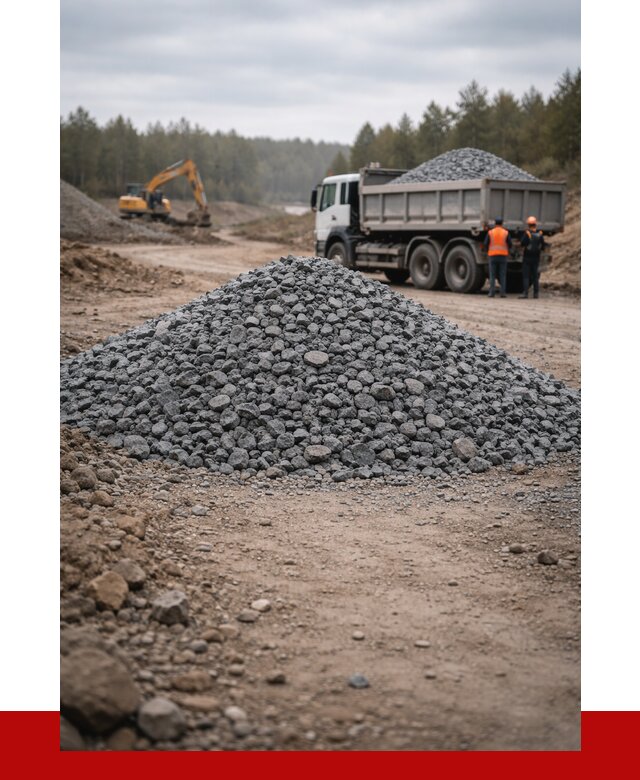 Щебень габбро диабаз фракция 40-70 в Торжке от 2249 р-ПРОНЕРУДТрж