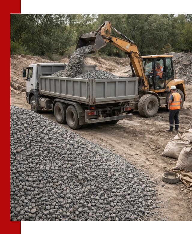 Доставка гравийного щебня в Торжке оптом и в розницу