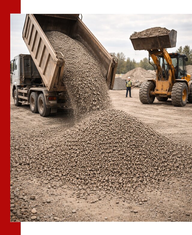 Гравийный щебень фракция 3–10 с доставкой в Торжке