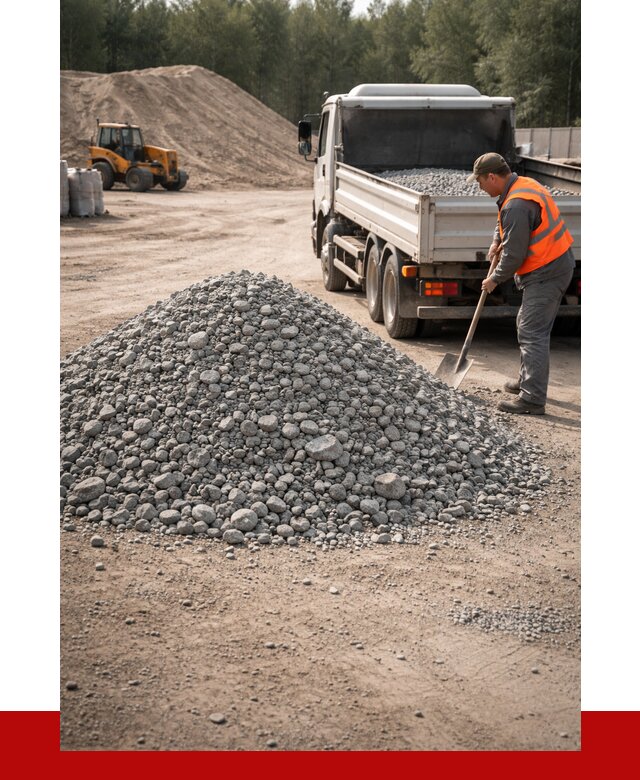 Гравийный щебень фракция 5-10 в Торжке от 2249 р. | ПРОНЕРУДТрж