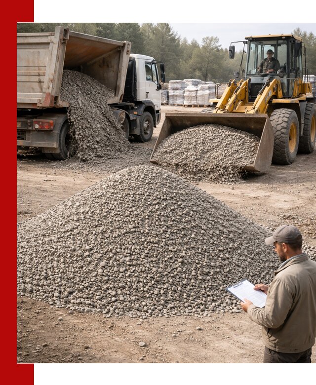 Гравийный щебень фракция 5–10 с доставкой в Торжке