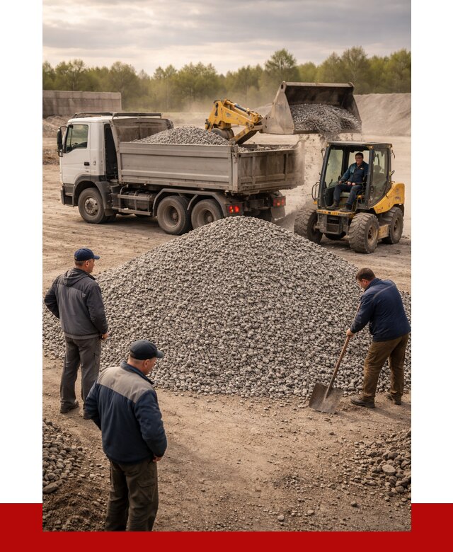 Гравийный щебень фракция 5-20 в Торжке от 2454 р. ПРОНЕРУДТрж