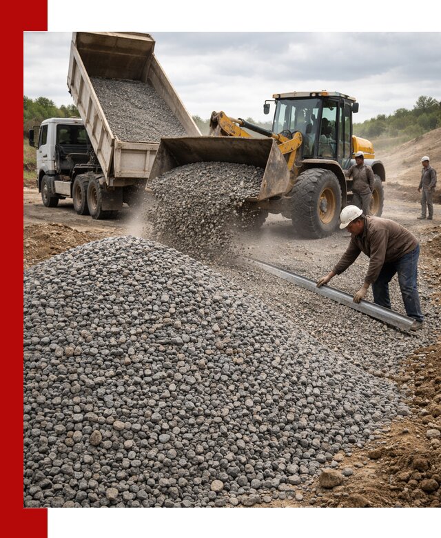 Гравийный щебень фракция 5-20 с доставкой в Торжке