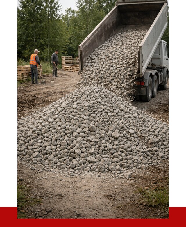 гравийный щебень фракция 70-120 в Торжке от 2505 р. ПРОНЕРУДТрж