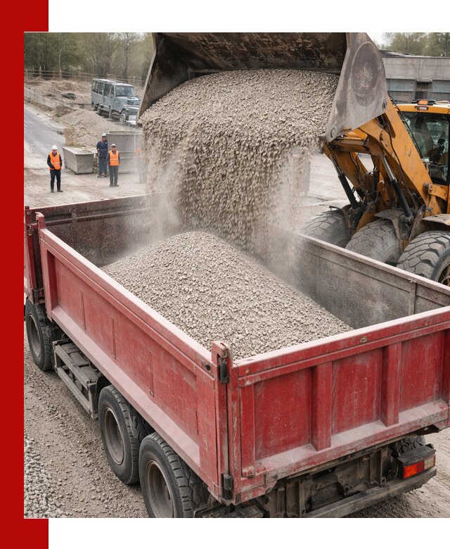 Купить известняковый щебень фракции 0-5 с доставкой в Торжке