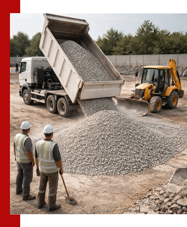 Купить известняковый щебень фракции 5–10 мм с доставкой в Торжке