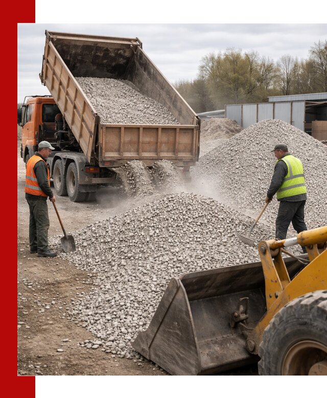 Доломитовый щебень фракции 5-20 с доставкой в Торжке