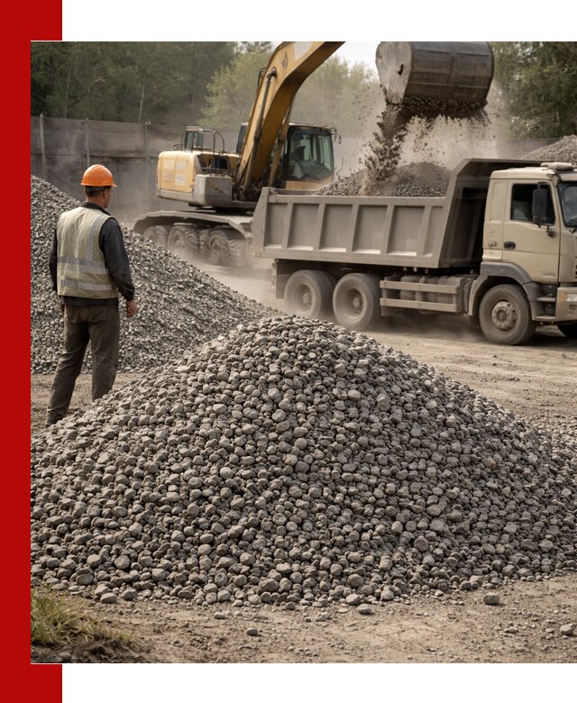 Шлаковый щебень фракция 5-20 с доставкой в Торжке