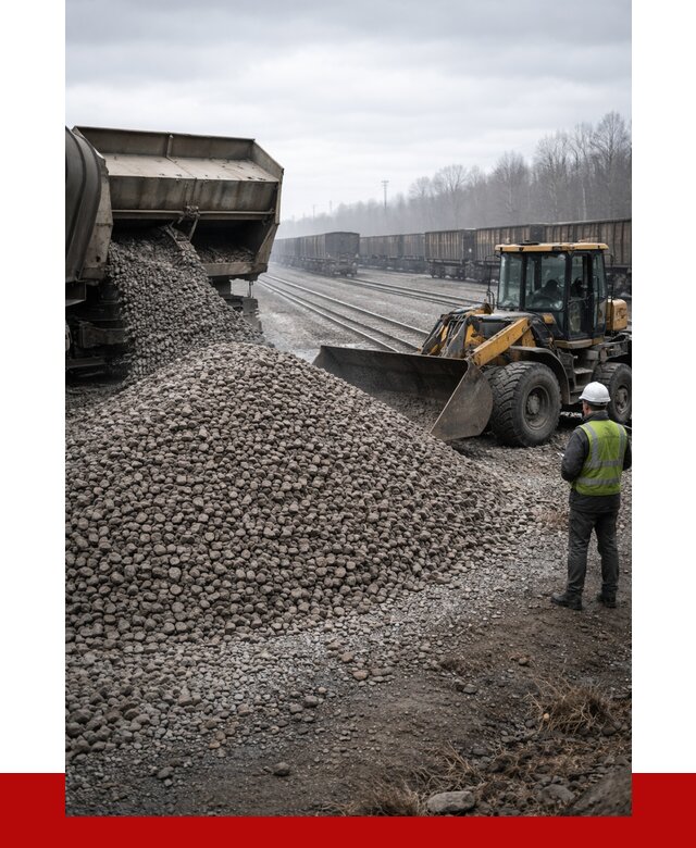 Купить железнодорожный щебень в Торжке от 2863 р. | ПРОНЕРУДТрж