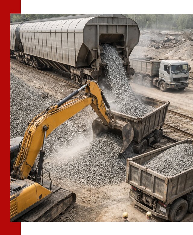 Доставка железнодорожного щебня в Торжке крупными партиями быстрого отгруза