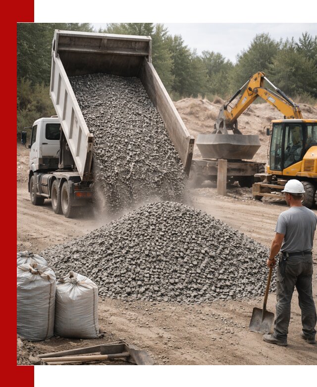 Доставка и продажа бетонного щебня в Торжке