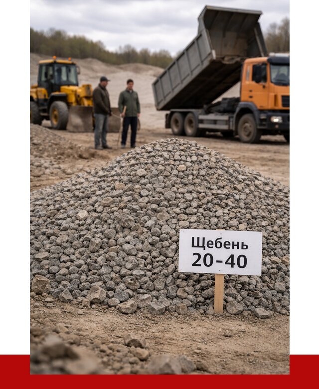 Бетонный щебень фракция 20-40 в Торжке от 2505 р. | ПРОНЕРУДТрж