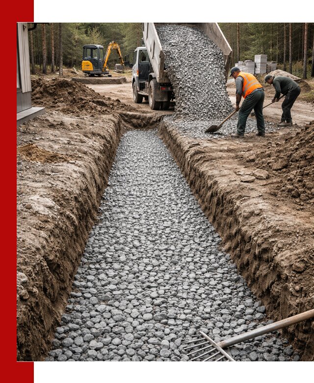 Щебень для дренажа с доставкой в Торжке высокого качества