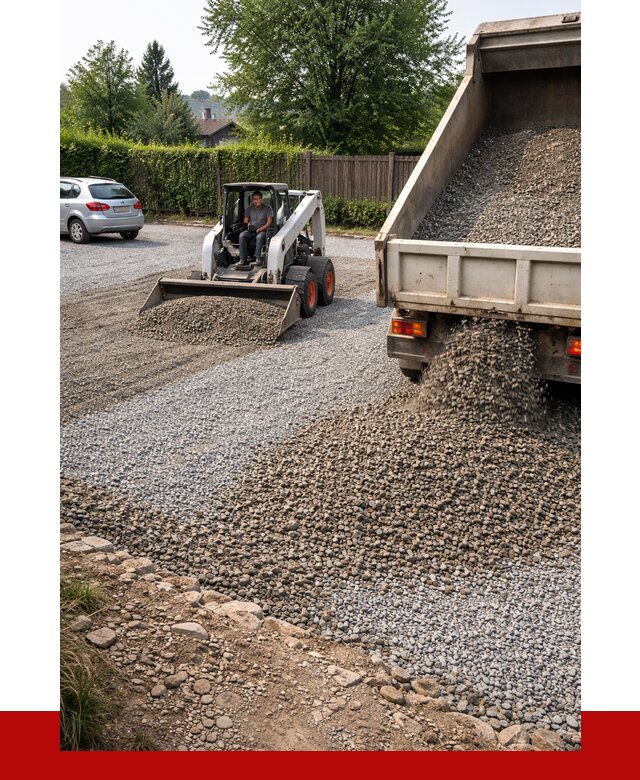 Щебень для парковки в Торжке с доставкой от 1227 р.| ПРОНЕРУДТрж