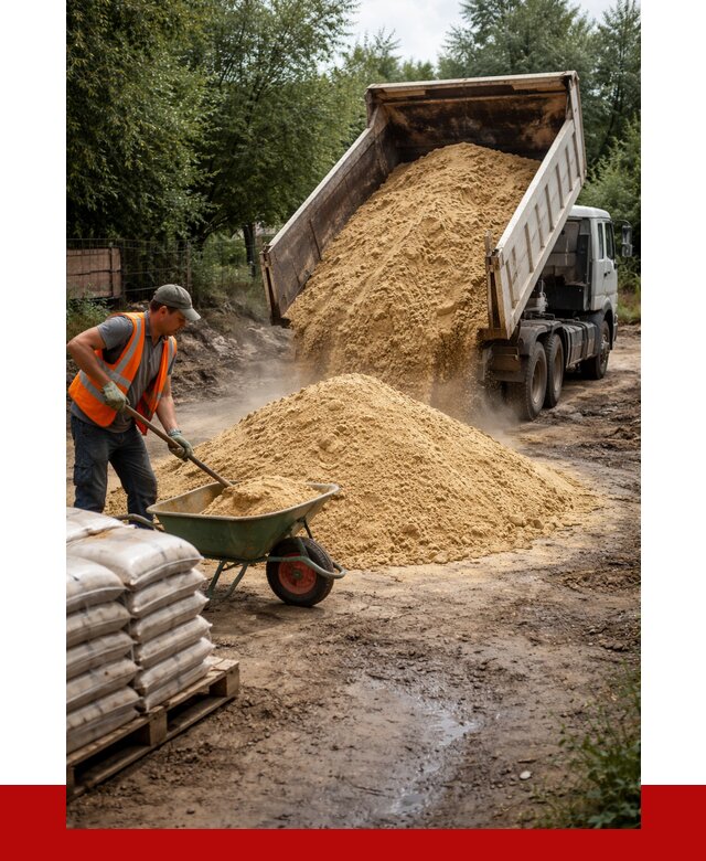 Купить песок с доставкой в Торжке от 1840 р. | ПРОНЕРУДТрж