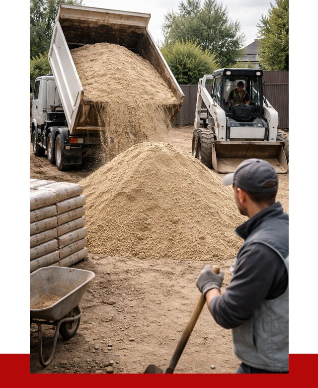 Мытый речной песок с доставкой в Торжке от 1482 р. | ПРОНЕРУДТрж