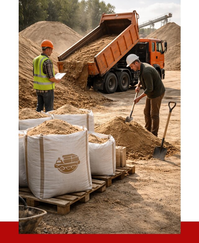 Строительный песок в Торжке от 2249 р. с доставкой, ПРОНЕРУДТрж