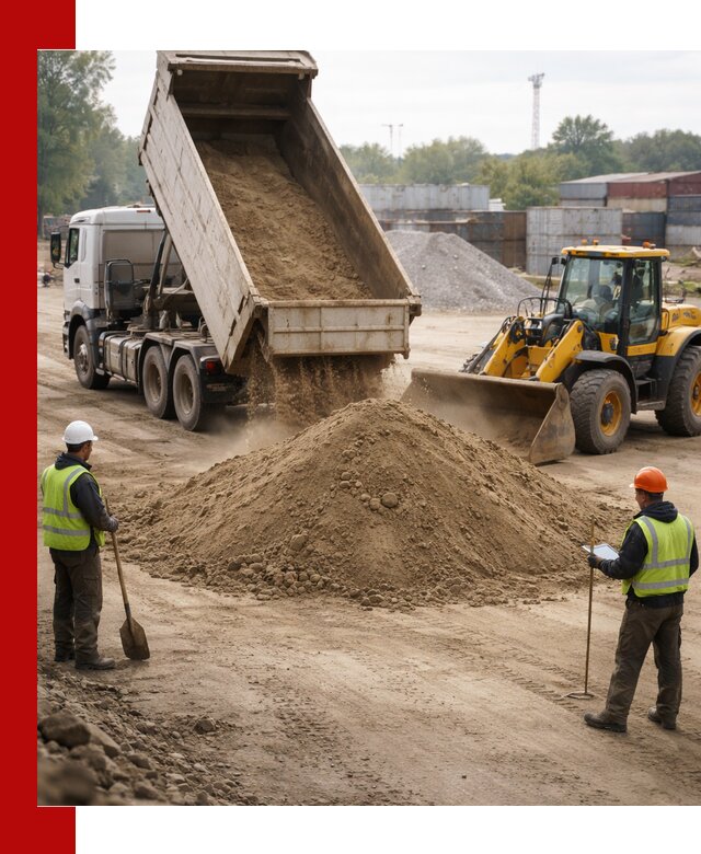 Доставка и продажа пескогрунта оптом и в розницу в Торжке