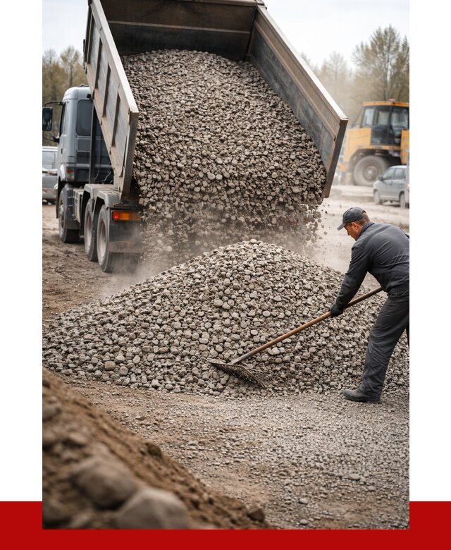 Гравий фракция 20-40 в Торжке от 2556 р. доставка | ПРОНЕРУДТрж