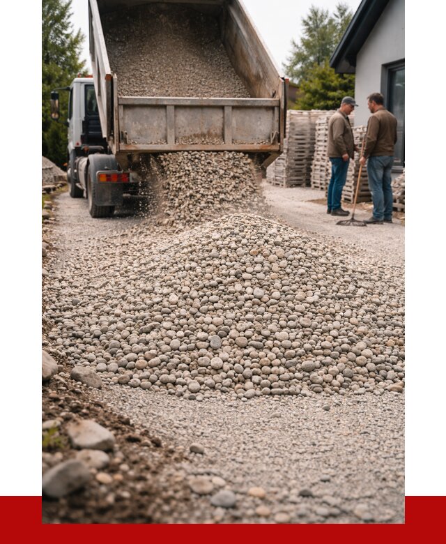 Галька речная в Торжке от 2760 р. с доставкой, ПРОНЕРУДТрж