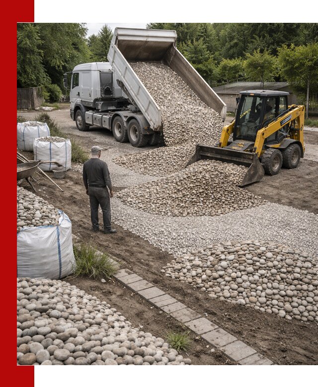 Доставка морской гальки оптом и в розницу в Торжке