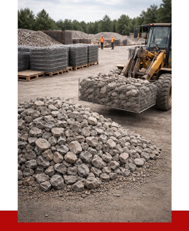 Камень для габионов фракция 70-150 в Торжке от 4294 р. | ПРОНЕРУДТрж