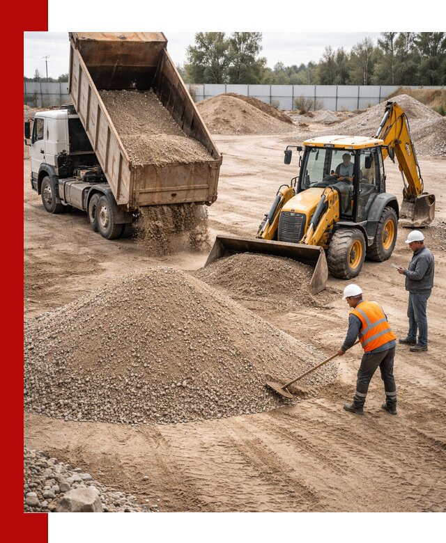 Поставка и доставка ПГС С4 в мешках и самосвалах в Торжке