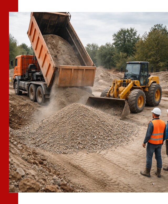 Доставка ПГС фракции С6 в мешках и навалом в Торжке