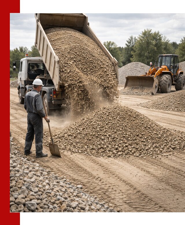 Доставка щпс С3 в Торжке самосвалами и бортовыми грузовиками
