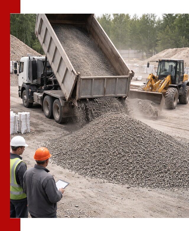 Доставка и продажа гранитного отсева 0-10 в Торжке