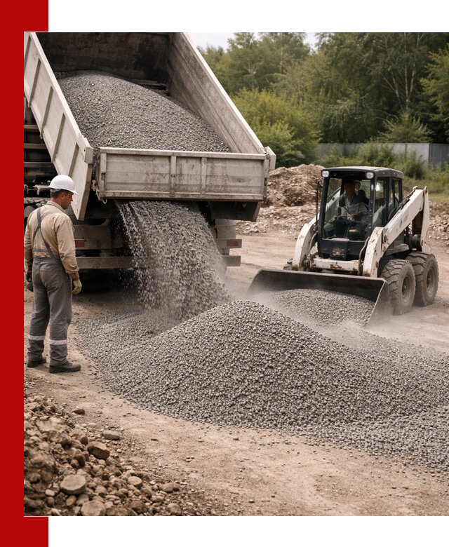 Доставка гравийного отсева 0-5 в Торжке оптом и в розницу