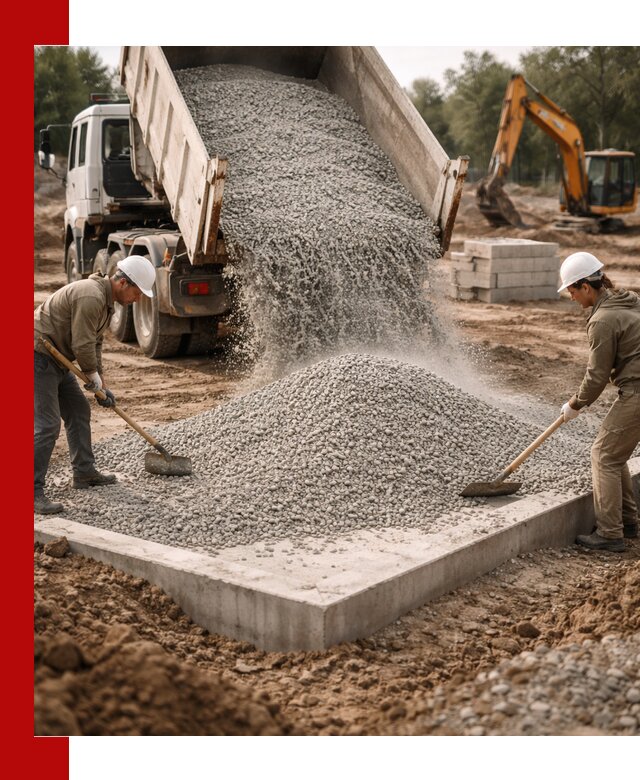 Доставка и продажа отсева для бетона в Торжке