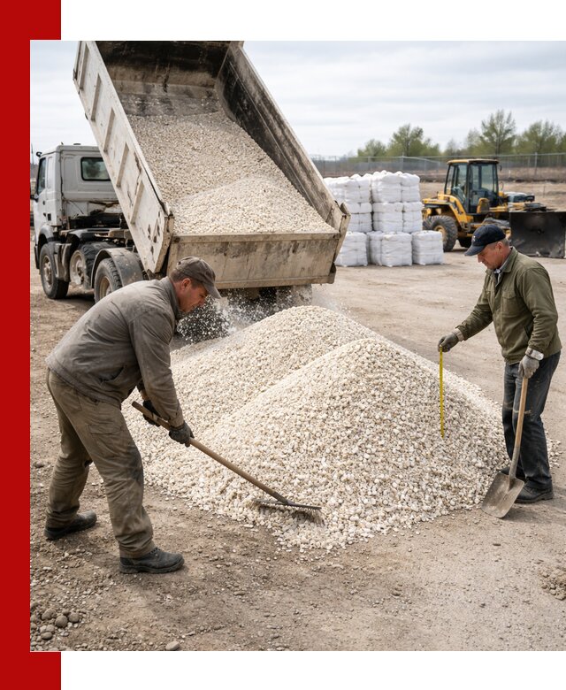 Мраморная крошка с доставкой и разгрузкой в Торжке