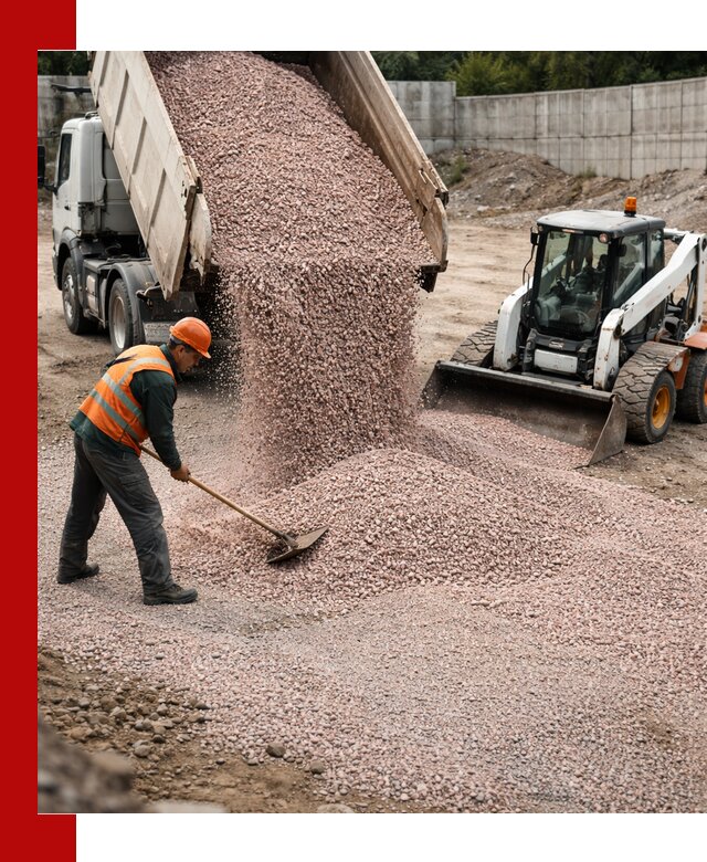 Крошка розовый гранит с доставкой в Торжке от производителя