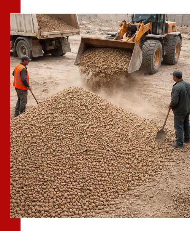 Керамзит фракция 10-20 с доставкой в Торжке