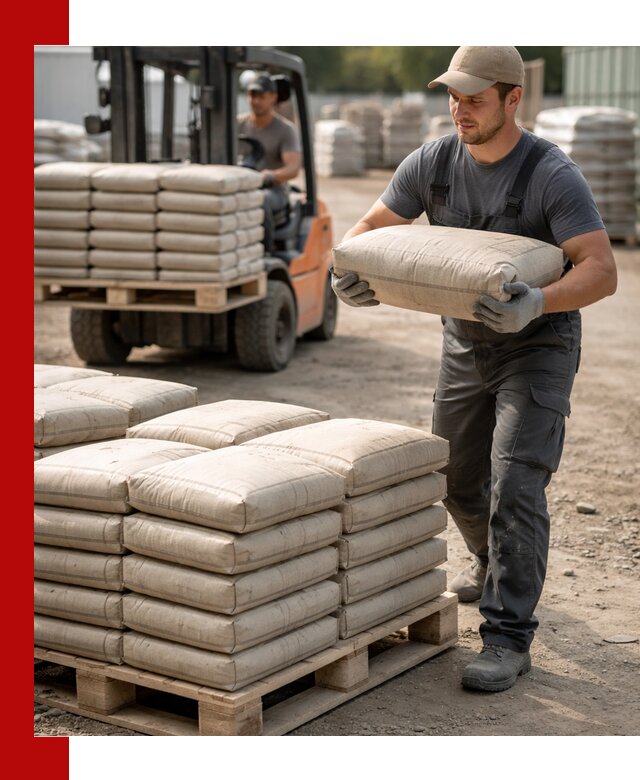 Доставка цемента в мешках оптом и в розницу в Торжке