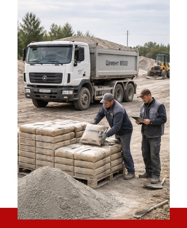 Купить цемент м500 с доставкой в Торжке от 5316 р. | ПРОНЕРУДТрж