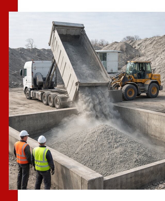 Доставка цемента навалом в Торжке крупными партиями