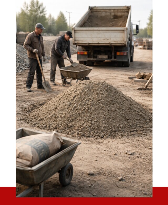 Цементно-песчаная смесь М150 в Торжке от 4805 р. | ПРОНЕРУДТрж