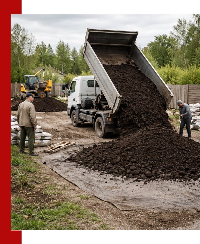 Доставка качественного почвогрунта в Торжке оптом и в розницу