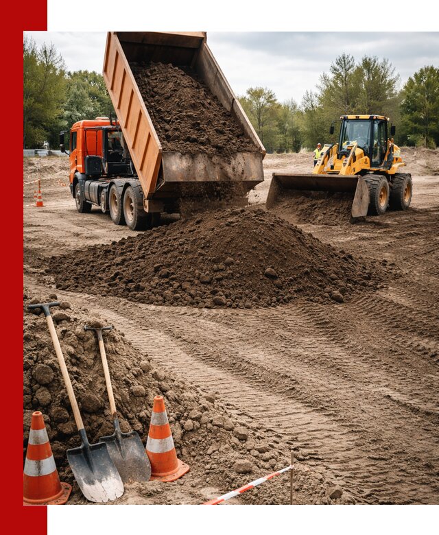 Поставка и доставка планировочного грунта в Торжке