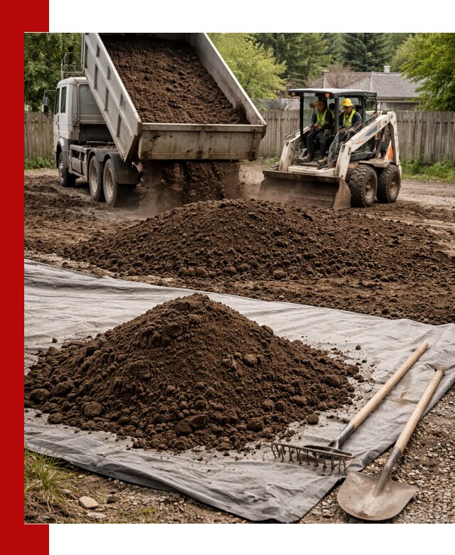 Грунт для отсыпки участка с доставкой в Торжке