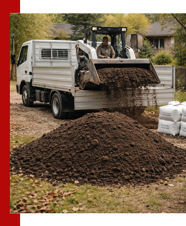 Доставка садовой земли в больших объёмах в Торжке