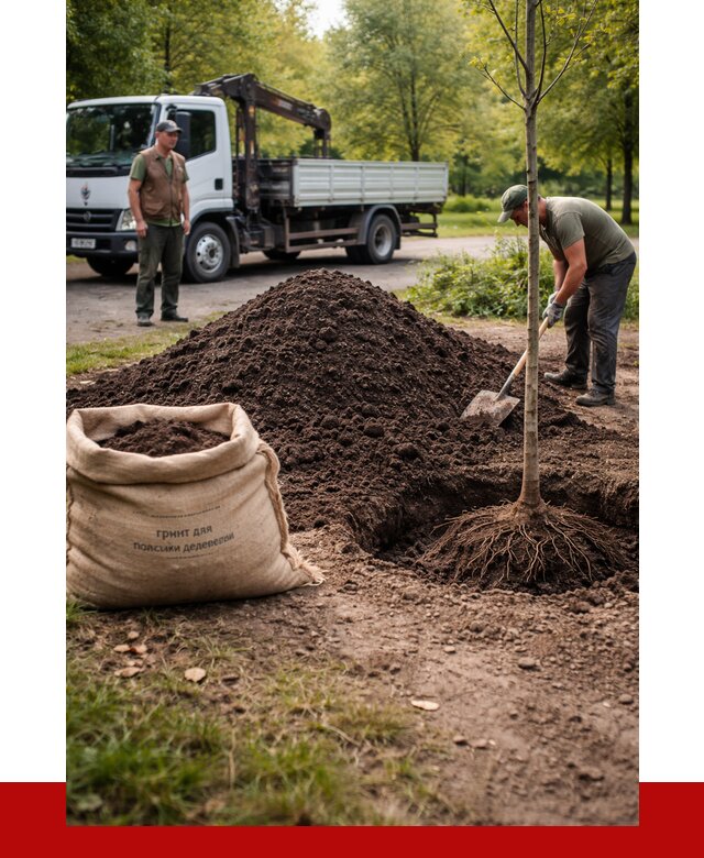 Грунт для посадки деревьев в Торжке от 1227 р. | ПРОНЕРУДТрж