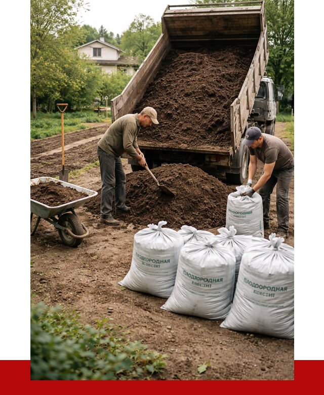 Плодородная смесь в Торжке от 4294 р./куб с доставкой | ПРОНЕРУДТрж