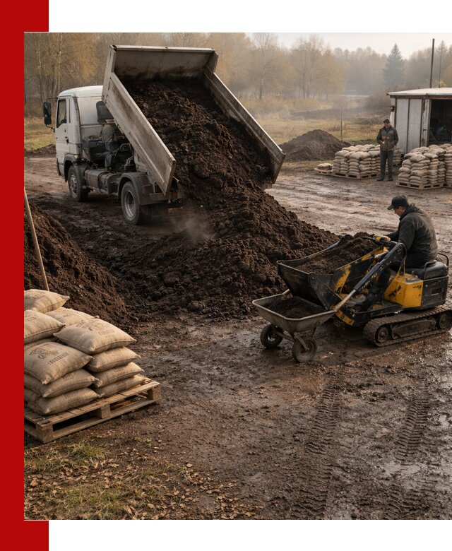 Кислый торф в доставке по выгодным ценам в Торжке